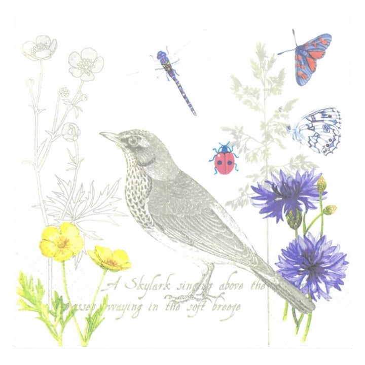 Summer Latter Decoupage Napkins - 1 pc