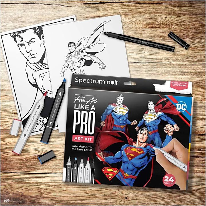 Superman Art Set for Illustration — image 2
