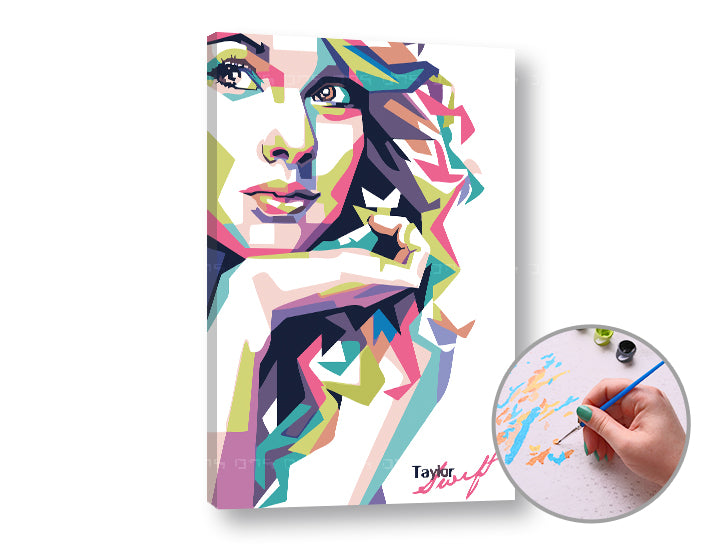 TAYLOR SWIFT Paint by Numbers | Low Difficulty - image 3