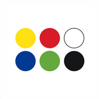 Tempera Paint Set Creall 6 x 250 ml