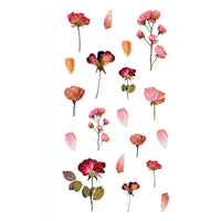 Transparent PVC Stickers | Flowers, 49 pcs — image 3