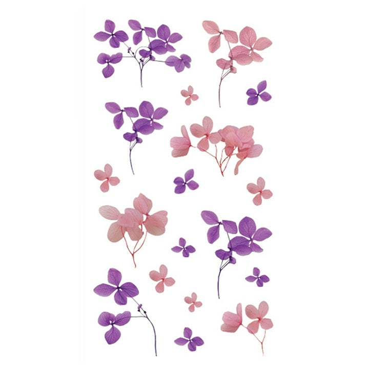 Transparent PVC Stickers | Flowers, 49 pcs — image 4
