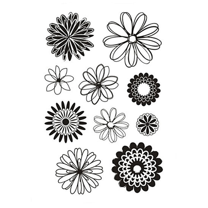 Transparent Stamps - Flowers