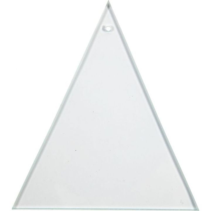 Triangular Glass for Decorating