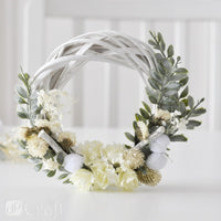 Tulle Pom-Poms for Crafting | 24 pcs, White, 2 cm — image 2