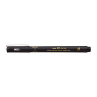 UNI PIN Black Brush-Tip Marker, image 1