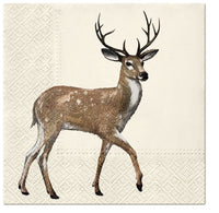 Walking Deer Decoupage Napkins - 1 pc