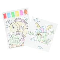 Water Painting Set, 10 Sheets + 2 Brushes — Image 3