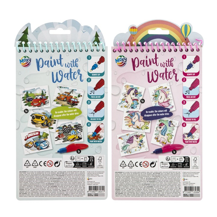 Water Painting Set, 23 x 14 cm, 5 Sheets | various types — image 4