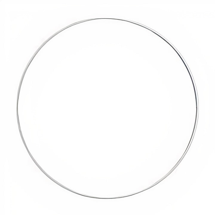 White Metal Ring for Decorating, 1 pc | various sizes, image 3