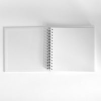 White Scrapbooking Album 20.5x20.5 cm