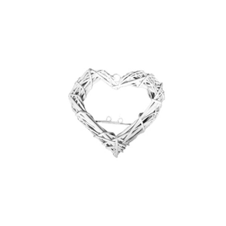 Wicker Heart with Metal Hooks | various sizes — image 3