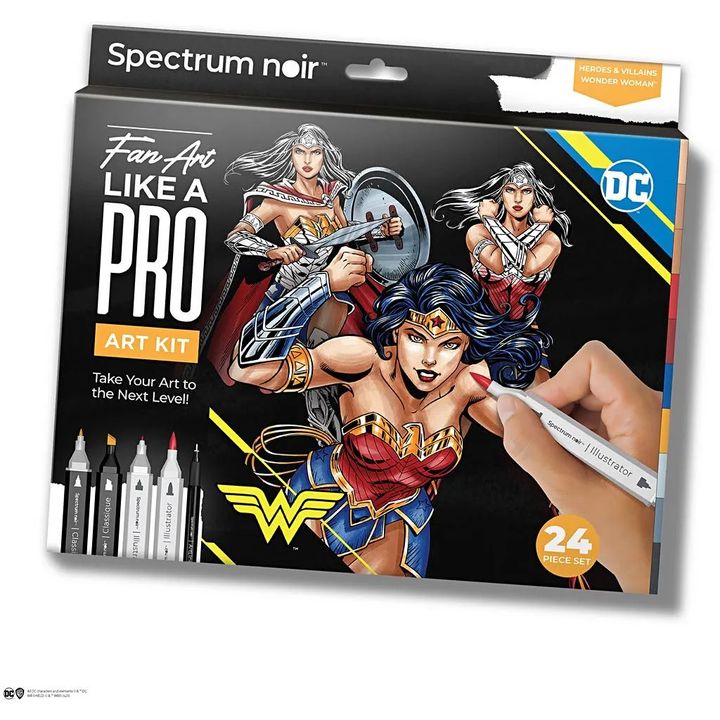 Wonder Woman illustration set, image 4