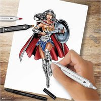 Wonder Woman illustration set, image 2