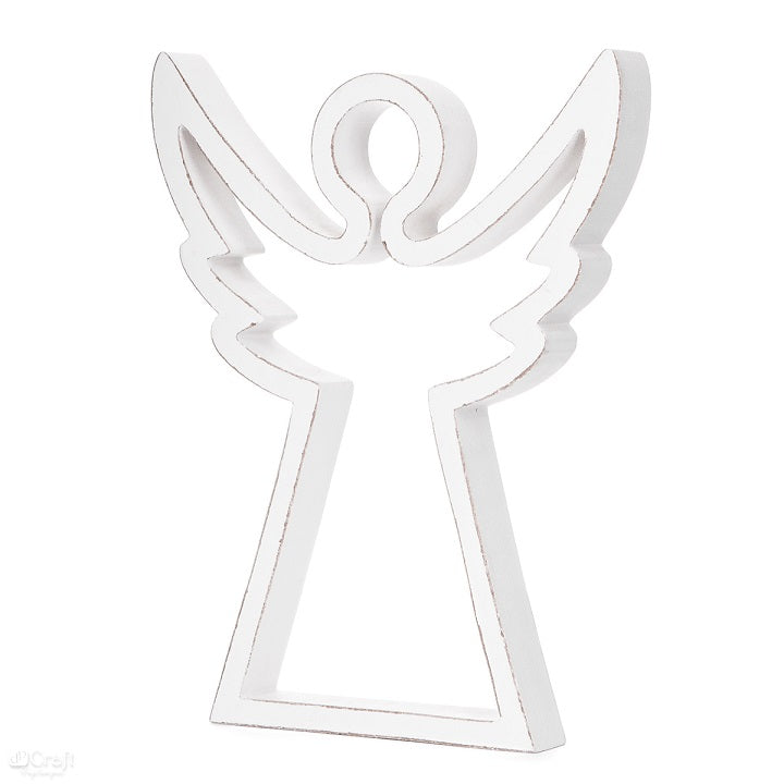 Wooden Angel Decoration 18x24 cm