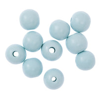 Wooden Beads 2.5 cm – Set of 10 | various colors — image 4