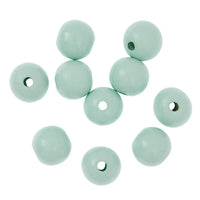 Wooden Beads 2.5 cm – Set of 10 | various colors — image 8