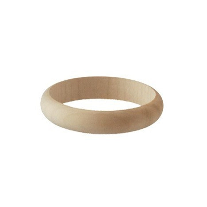 Wooden Bracelet for Jewelry Making, 7 cm