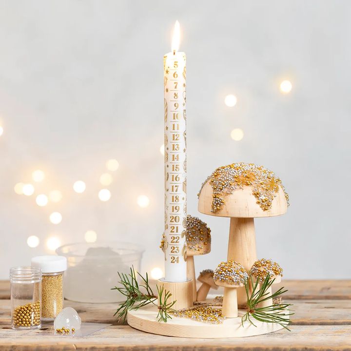Wooden Candle Holder
