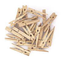 Wooden Clothespins, 4.8 cm, 20 pcs