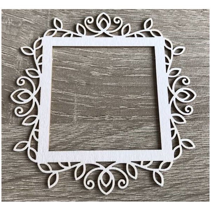 Wooden Decorative Frame Cutout, Ornament, 1 pc