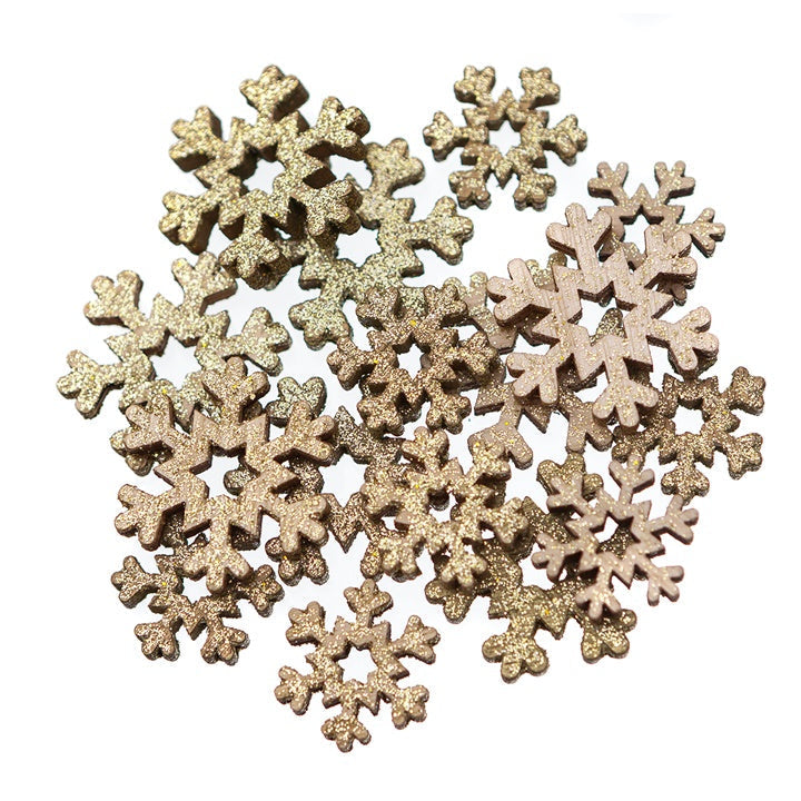 Wooden Decorative Snowflakes | various colors — image 2