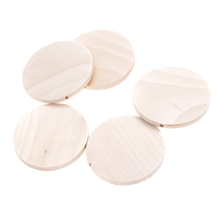 Wooden Disc Beads | various sizes — image 2