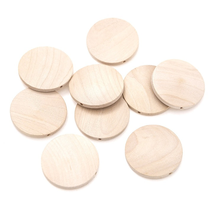 Wooden Disc Beads | various sizes — image 4