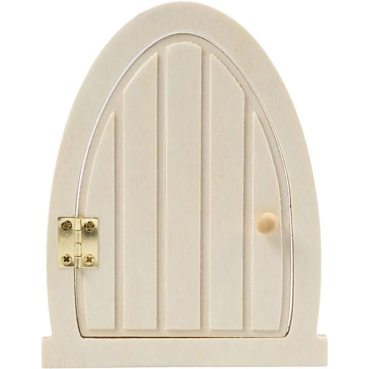 Wooden Door Decoration with Hinges