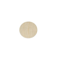 Wooden Jewelry-Making Blank, Circle, 4 cm
