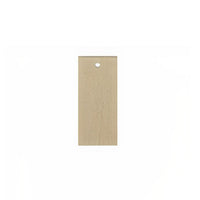 Wooden Jewelry-Making Blank, Rectangle, 3.5 cm