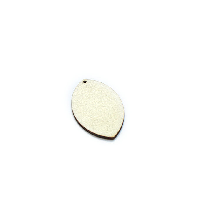 Wooden Jewelry-Making Blank - Teardrop