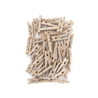 Wooden Mini Clothespins 2.5 cm – 40 pcs