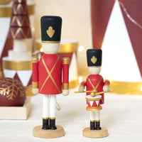 Wooden Nutcracker Figure for Decorating, 18 cm