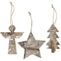 Wooden Ornaments with String