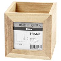 Wooden Pencil Holder with Frame