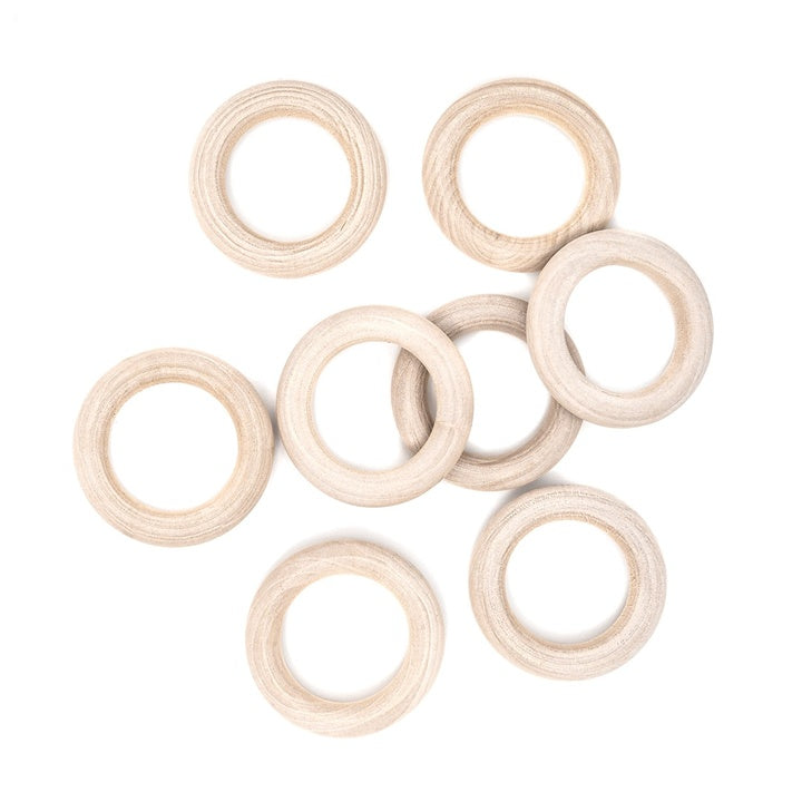 Wooden Rings for Macrame | various sizes — image 1