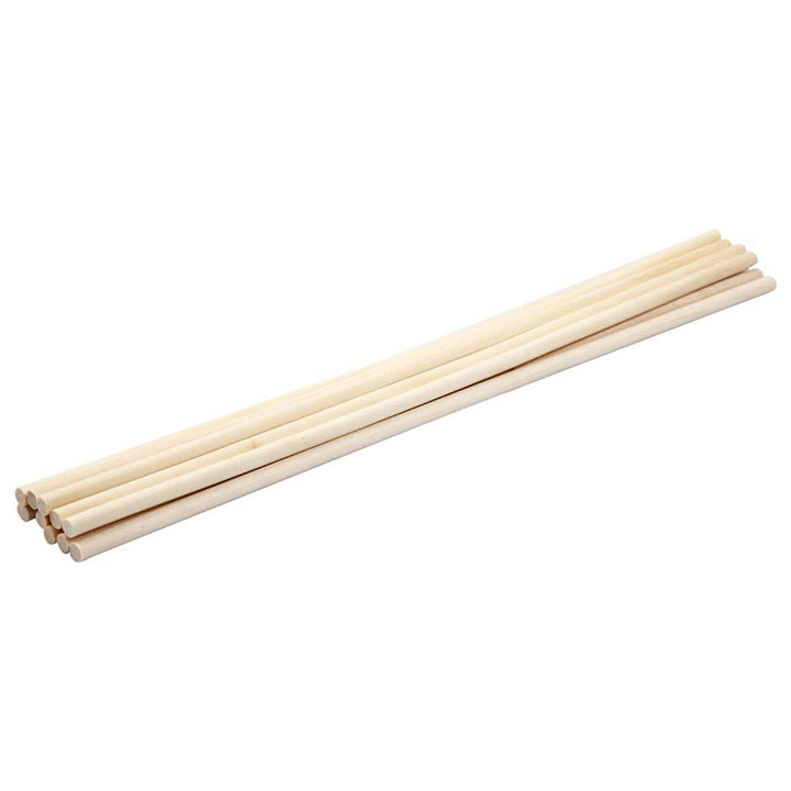 Wooden Sticks, 30 x 0.6 cm, Set of 10