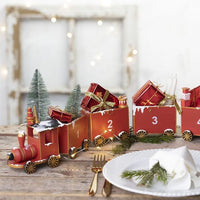 Wooden Train for Decorating, 22 cm