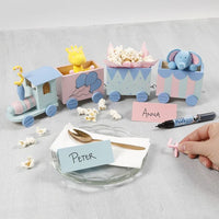 Wooden Train for Decorating, 22 cm