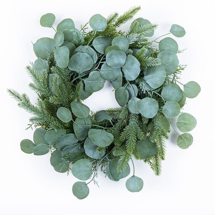 Wreath for Decorating with Eucalyptus, 34 cm