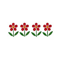XL Flower Stencil 22x67 cm