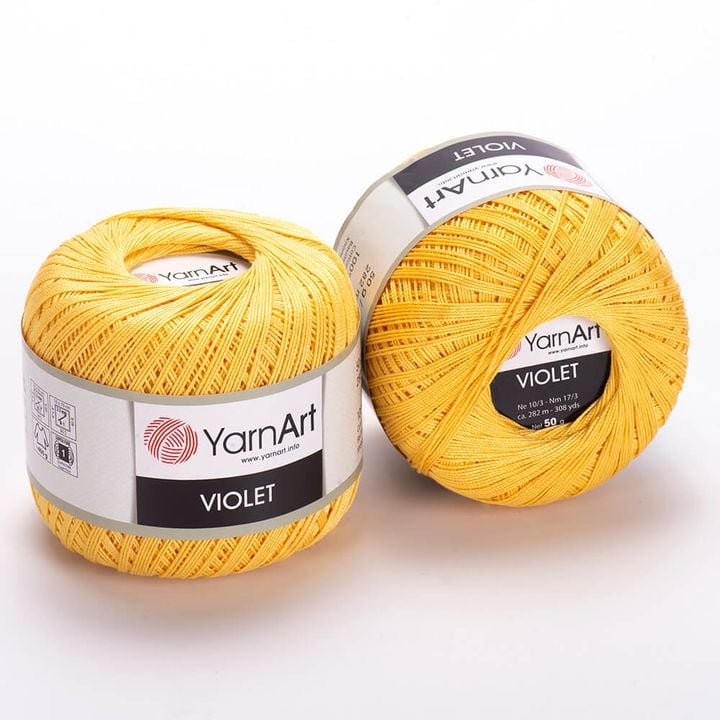 YarnArt Violet Cotton Yarn 50 g | various colors — image 1