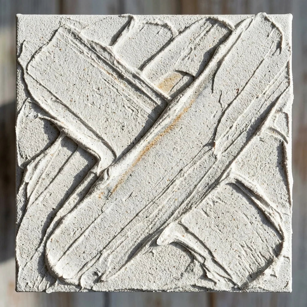 Sand textures made with ARTMIE 3D modeling relief paste — fine-grain palette knife strokes