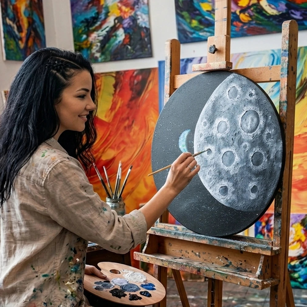 Round ARTMiE canvas, detail