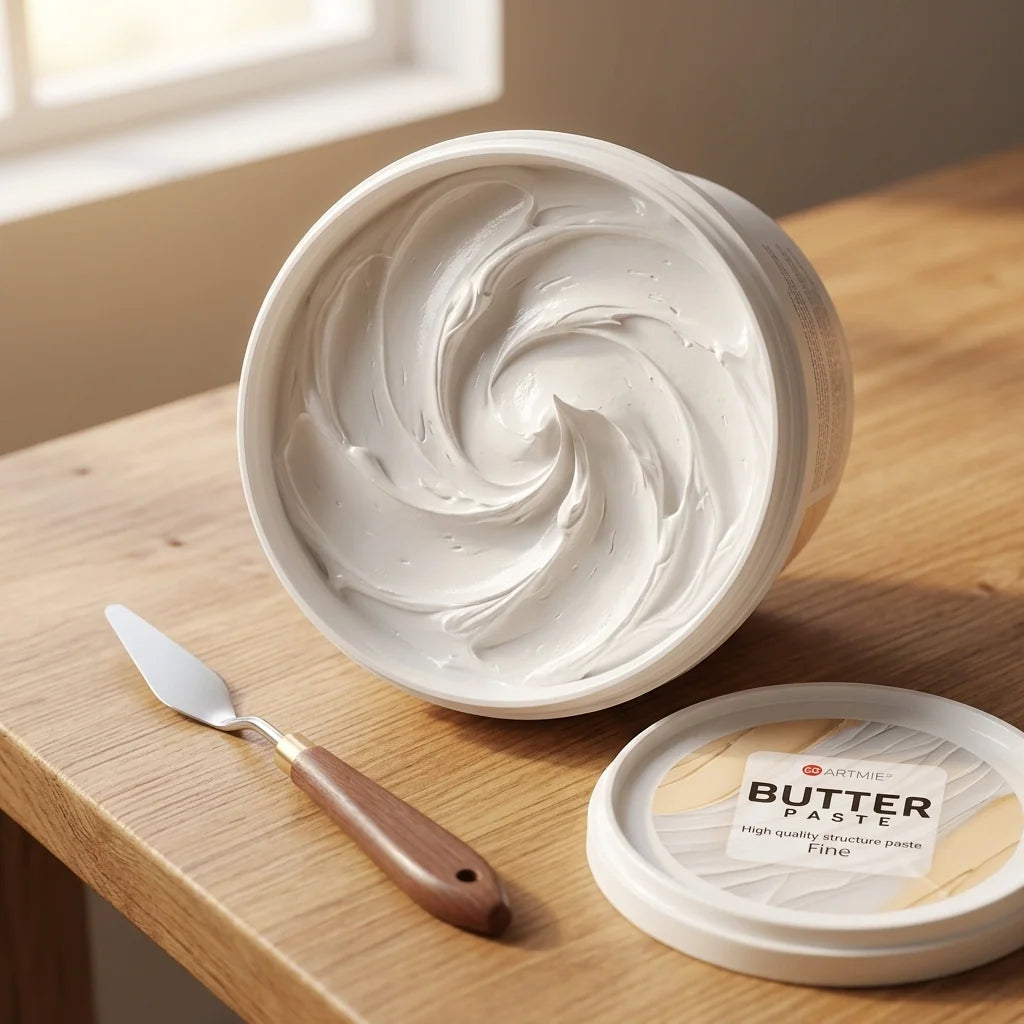 Open ARTMiE Butter Paste container, showing the texture of the paste inside